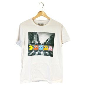 Pac-Man by C-Life group graphic T-shirt Black Unisex Sz Medium